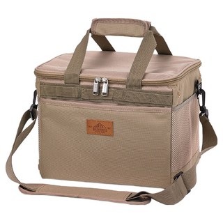 글라스락 아이스쿨러백 S, 브라운, 15L