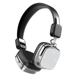 dope RetroTune 노이즈 캔슬링 감성 메탈 블루투스헤드폰, 블랙, L6