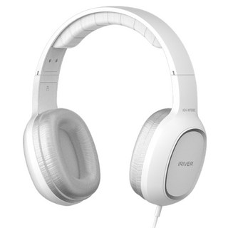 IRIVER Type-C 立體聲有線語言學習電競耳機 + USB 轉接器套組, IGH-W7000C, 白色