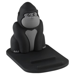 智慧型手機 桌上型 動物 角色 狐狸 熊 大猩猩 手機 支架 大猩猩, 1個, 混合顏色