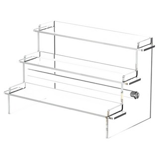 HOHOO Nawachak 透明壓克力階梯公仔3層展示架, 1個