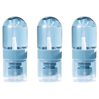 리빙여왕 초미세 나노 미스트 스프레이 분무기 공병 30ml, 3개, 스카이 블루