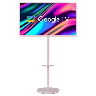 라익미 FHD NF32 삼탠바이미 스마트 구글 TV + 스탠드 세트, 81cm(32인치), 마이애미핑크, 스탠드형, 고객직접설치