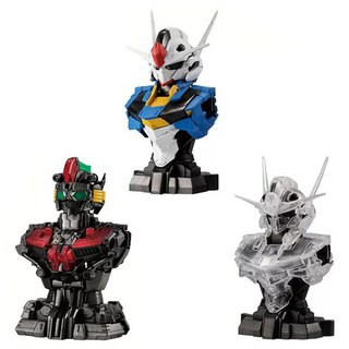 BANDAI 扭蛋 機動戰士 鋼彈胸像 第3彈 風靈鋼彈 全3種, 1組