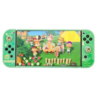 HOHOO 任天堂 Switch OLED 全包覆主題保護殼, 動物森友會, 單一商品, 1個