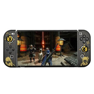 HOHOO 任天堂 Switch OLED 全包覆主題保護殼, 魔物獵人 崛起, 單一商品, 1個