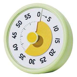 생활더봄 뽀모도로 집중력 향상 공부 카운트다운 무소음 타이머, 1개, 옐로우계열