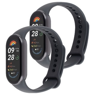 GOOSPERY 智慧手錶矽膠錶帶, 黑色