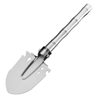 不鏽鋼野戰鏟, 銀色, 1個