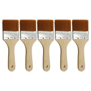 B&Home 水性油性人造毛油漆刷, 5個