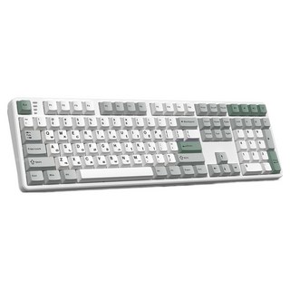 한성컴퓨터 저소음 가스켓 3모드 폼떡 유무선 기계식 키보드, 라벤더축, GK798 PRO, 메탈화이트