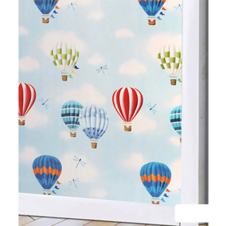 半島良品 抗UV防曬靜電貼/窗貼 4捲, 熱氣球