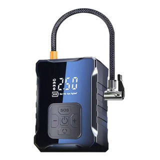 無線打氣機行動電源 AP18, 黑色, 1個