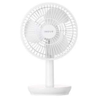 인더스 에어라이트 BLDC 저소음 탁상용 사무실 무선 선풍기, INO-D06NDC