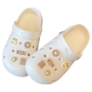 noid-b 棕色餅乾糖果鞋飾 5種 x 2入組