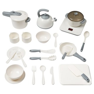 플레이맥스 아동용 멜로디 소꿉놀이 24종 세트, 화이트, 1개