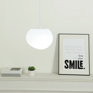 조약돌 1등 팬던트조명 소, 화이트