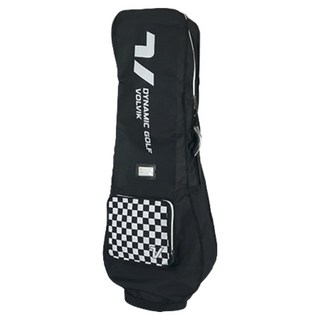 Volvik 棋盤格紋高爾夫球航空包, 黑色