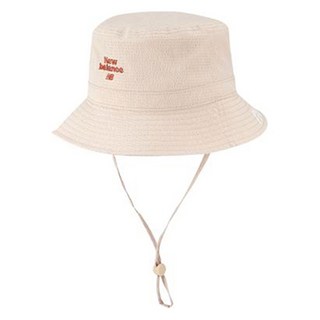 New Balance Kids 女童泡泡紗漁夫帽, 米色, 1個
