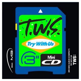 TWS 第三張迷你專輯 TRY WITH US Compact版 隨機出貨, 1CD