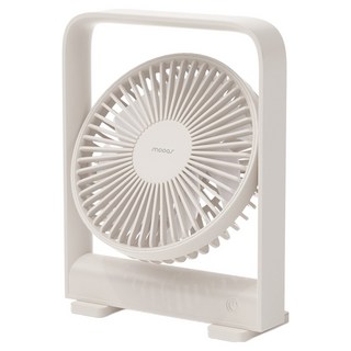무아스 마그넷 탁상용 무선 선풍기, MF-D5, 크림