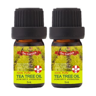 Aus Garden 澳維花園 澳洲茶樹精油, 2瓶, 5ml