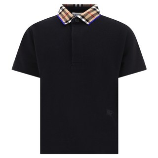 Burberry 男童格紋領棉質Polo衫 8078567 A1189