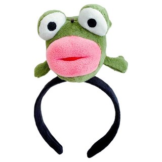 B.A.B.O 大嘴青蛙娃娃髮箍, 1個, 混色