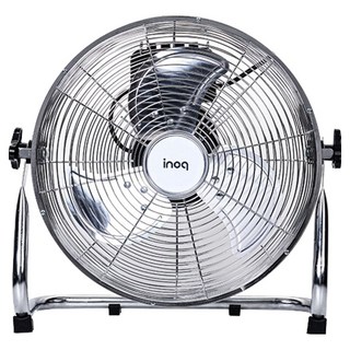 이노크아든 3단 소형 메탈크롬 공업용 업소용 선풍기 IA-BF1200N, 크롬 실버