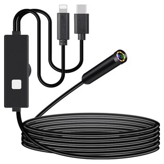 Coms 賣場 智慧型手機內視鏡相機 探測用 5m JA285, 單一顏色, 1個