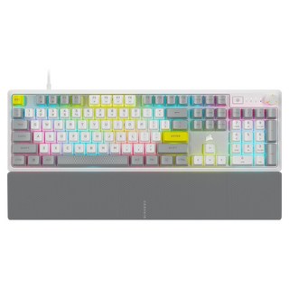 CORSAIR 海盜船 電競機械式有線標準型鍵盤, 白色, K70 RGB CORE SE, 製造商軸