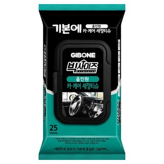 기본에 빅사이즈 올인원 카 케어 세정티슈, 25개, 1개