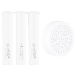 아쿠아듀오 블라썸 샤워기 PLA 리필필터 3p + 헤드필터 혼합 세트, 1개