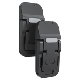 HOHOO 筆記型電腦防滑迷你超小型便攜式支架 Limja, 黑色, 2個