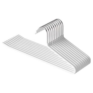 데보코 논슬립 바지걸이, 화이트, 10개