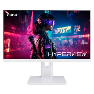ABKO FHD Hyperview IPS 180 HDR 白色螢幕, 60.96cm, HV-IP24F180D(無亮點)