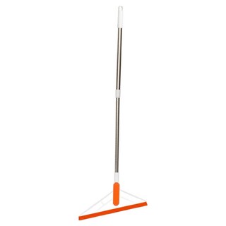 길이 조절형 실리콘 스퀴지 빗자루, 1개, 오렌지