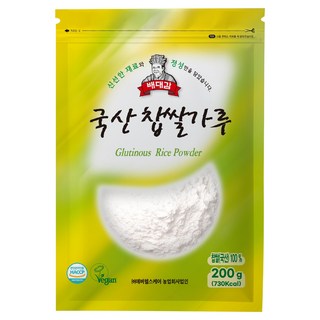 배대감 국산 찹쌀가루, 200g, 1개
