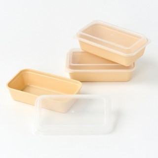 모던하우스 미리 준비하는 밀프렙 1단 도시락, 옐로, 3개