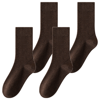 NICOFUN 愛定做 女款MIU系穿搭無骨縫頭中筒襪 2雙