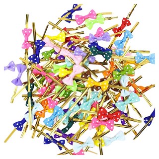 에이비엠코리아 도트 리본 빵끈, 랜덤발송, 100개