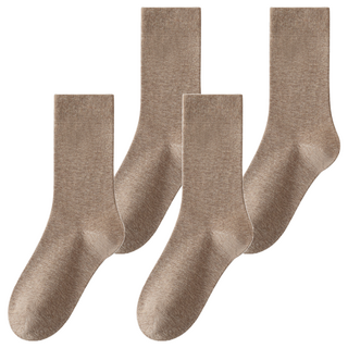 NICOFUN 愛定做 女款MIU系穿搭無骨縫頭中筒襪 2雙