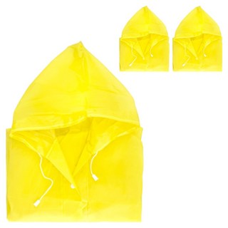 Stupid BABO 兒童用 EVA 可重複使用 KC認證 雨衣 3入