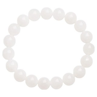 KODACHIEF 白色玉石手鍊 12mm, 1個