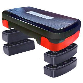 Bridgeport 台灣橋堡 高強度 三段式 階梯踏板 台灣製 68 x 28 x 15cm 紅黑色