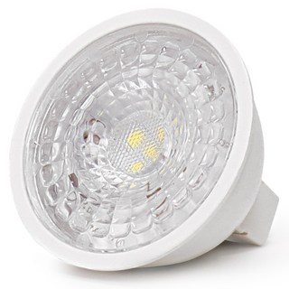 집중형 LED 할로겐 램프 5W MR16, 전구색, 1개