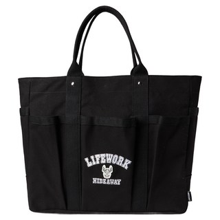 拱形Logo帆布托特包