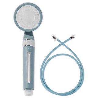 아쿠아듀오 온오프 블라썸 샤워기 + 샤워호스 2m 세트, 1개, HAWAIIAN BLUE