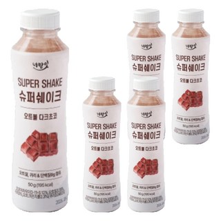 Neorangeat 超級奶昔燕麥球 黑巧克力, 50g, 5個