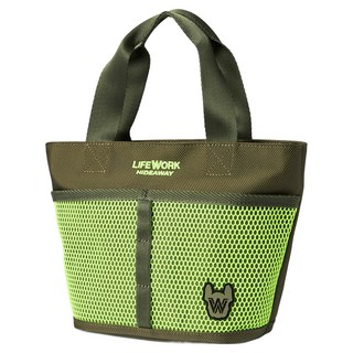 라이프워크 여성용 라독 와펜 메쉬 미니 토트백
